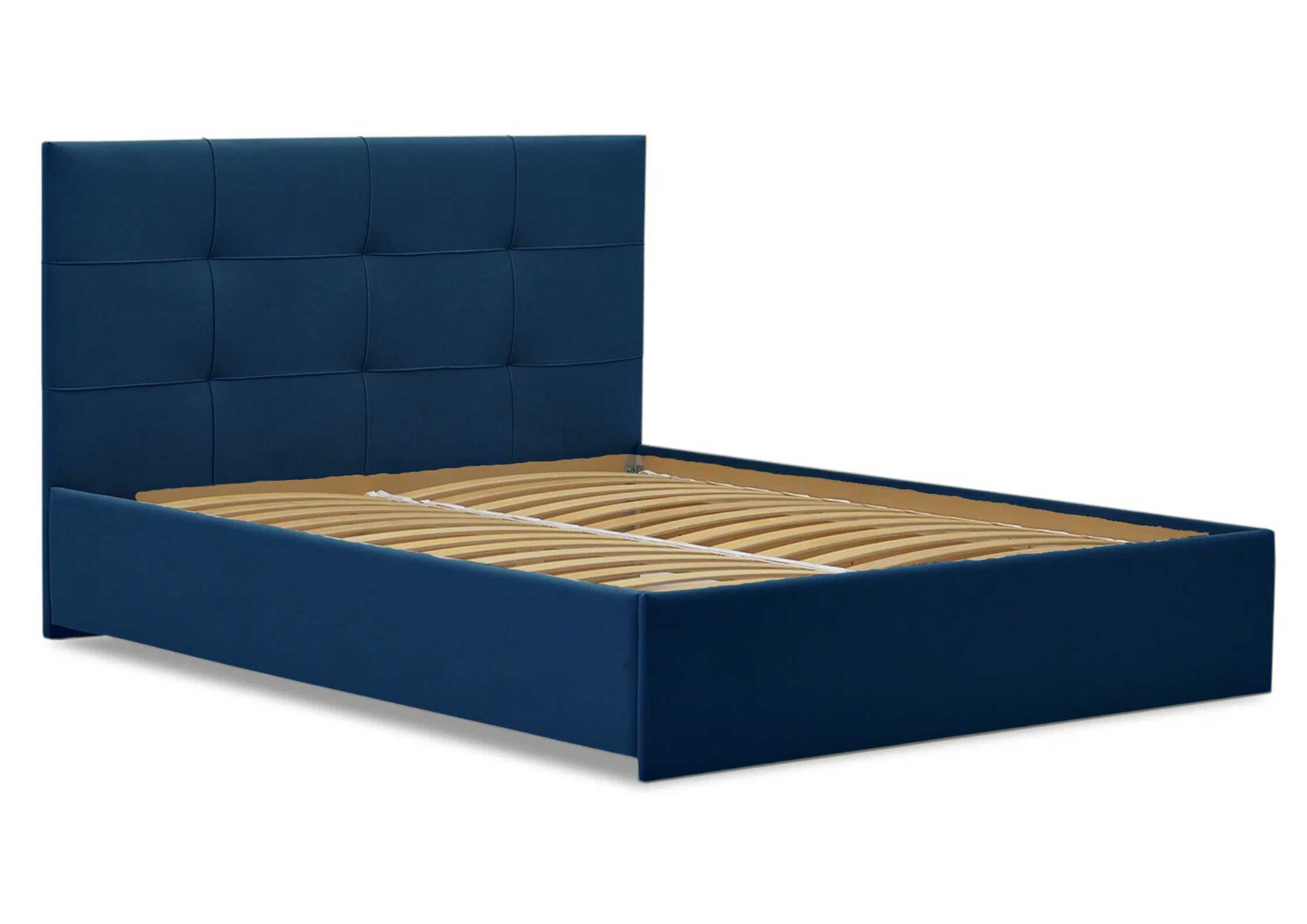 Granatowe łóżko 180x200cm